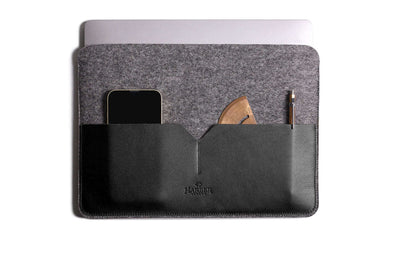 Classic Leather MacBook Sleeve | Harber London