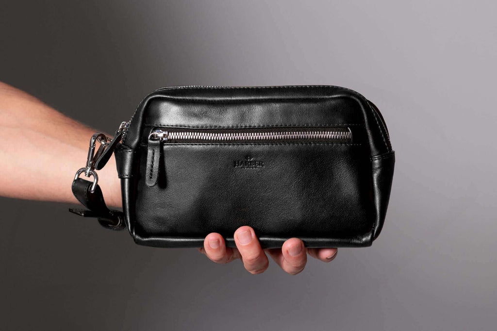 Compact Toiletry Bag Black