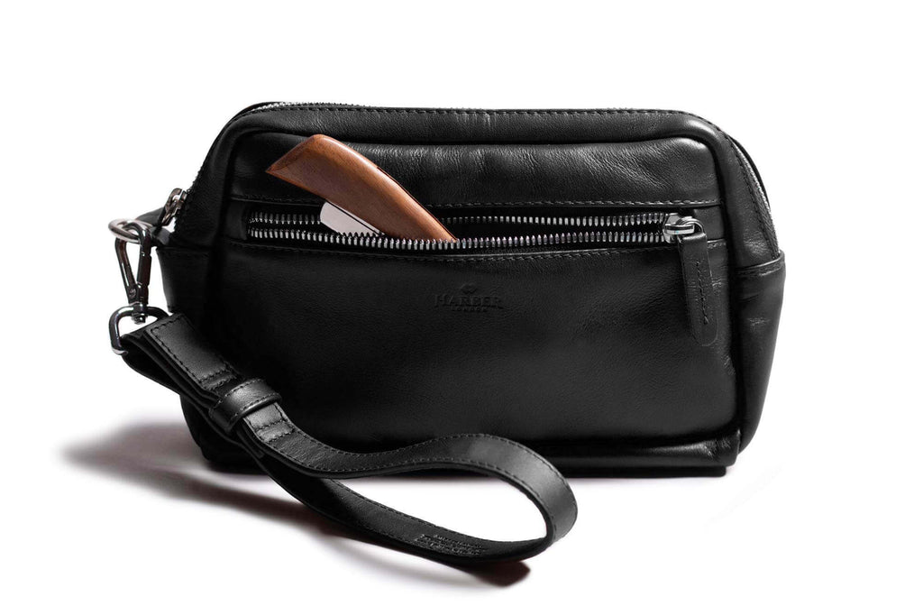 Compact Toiletry Bag Black