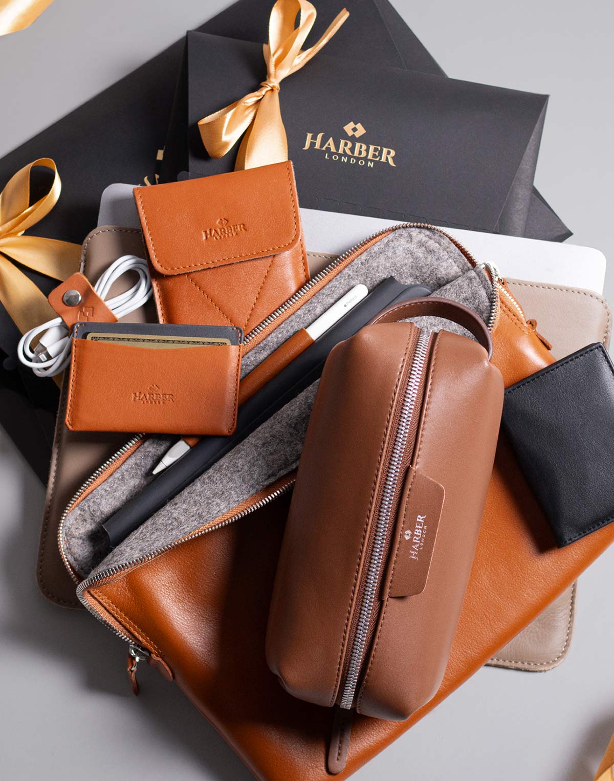 Harber London Luxury leather goods Wallets Covers Bags