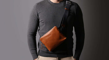 Leather Sling Bag | Harber London