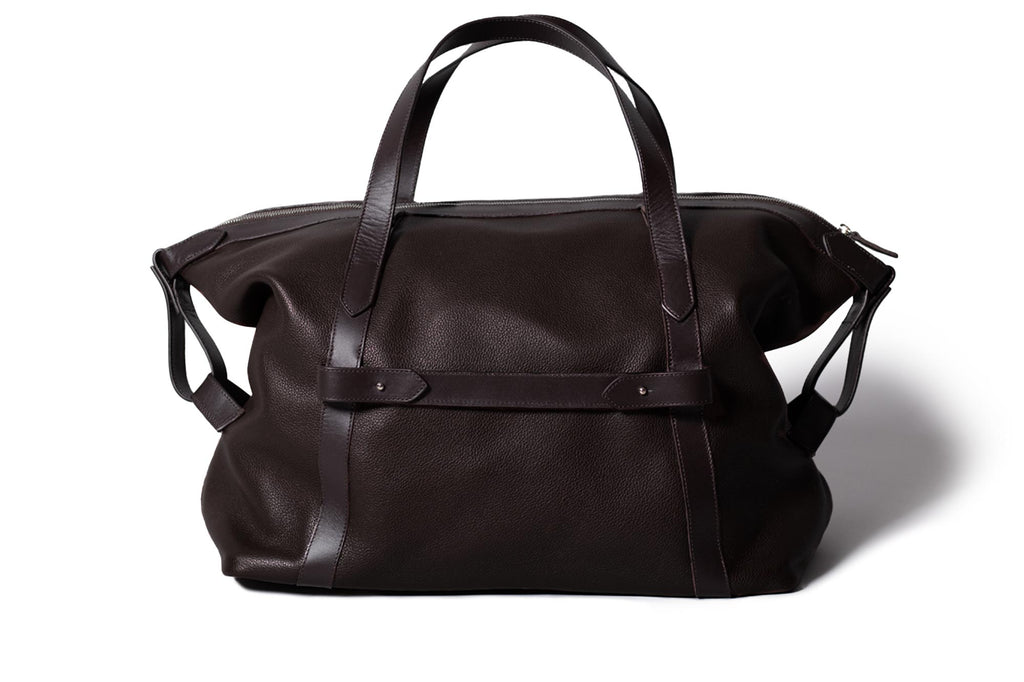  Leather Overnight Bag Caoba