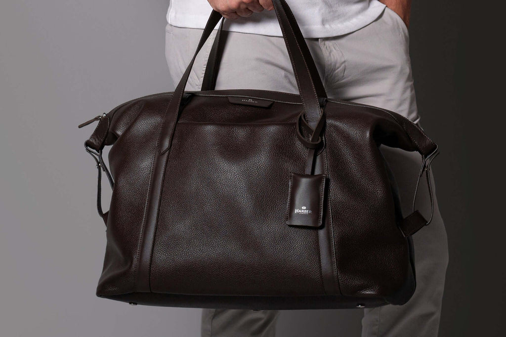  Leather Overnight Bag Caoba