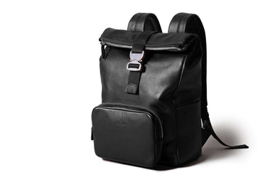 Leather Roll Top Backpack for Laptop | Harber London