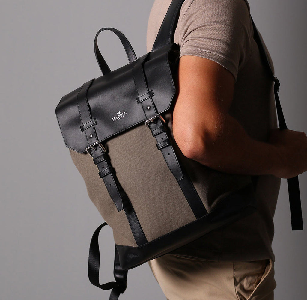 Conscious luxury laptop backpack