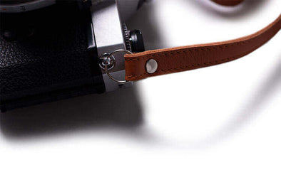 Adjustable Leather & Felt Camera Strap | Harber London