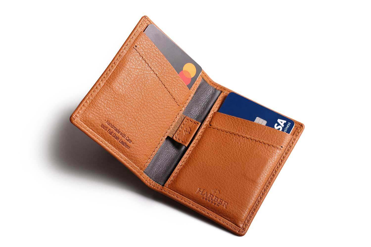 Natural Leather Card Holder: Slim, Durable & Perfect for Travel