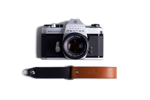 Leather Slide Camera Wrist Strap